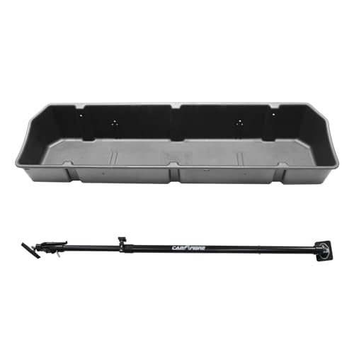 Truck Bed Storage Cargo Organizer with Adjustable Bar W12428