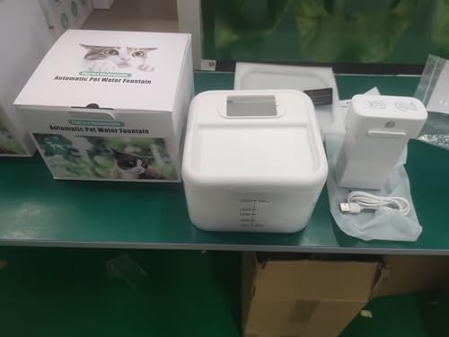 Wireless Cat Water Fountain, 2L, Motion Sensor, 3 Modes H76655