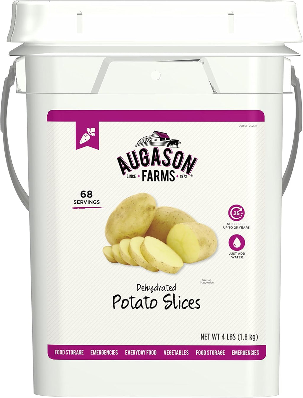 Augason Farms Dehydrated Potato Slices Shreds
