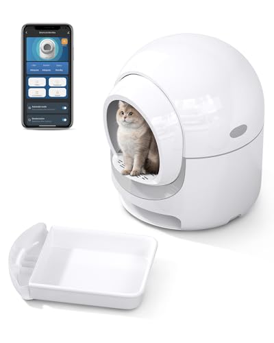 Automatic Self-Cleaning Cat Litter Box, Extra Large with App Control W836285