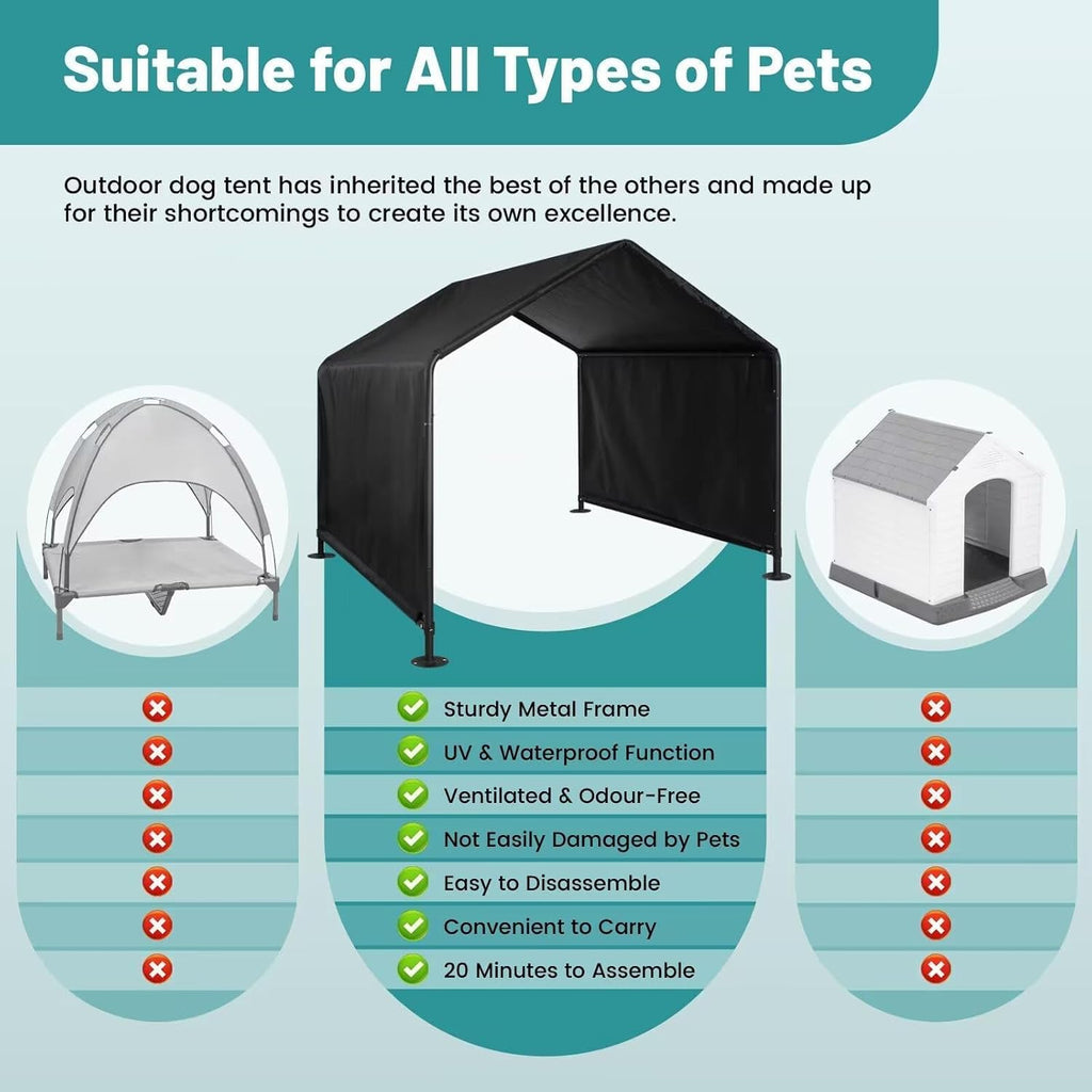 Dog Shade Shelter Waterproof Outdoor Canopy Pet House Z4045