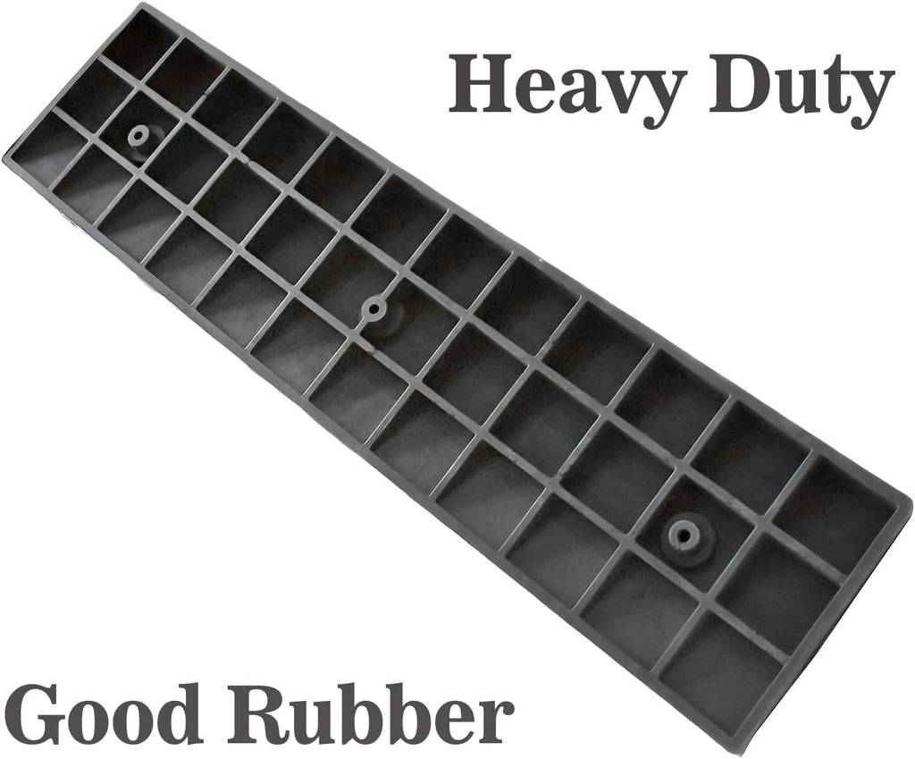 2 Pack 2" Rise Rubber Curb Ramp Heavy Duty 3 Tons Driveway Car Slope G550690