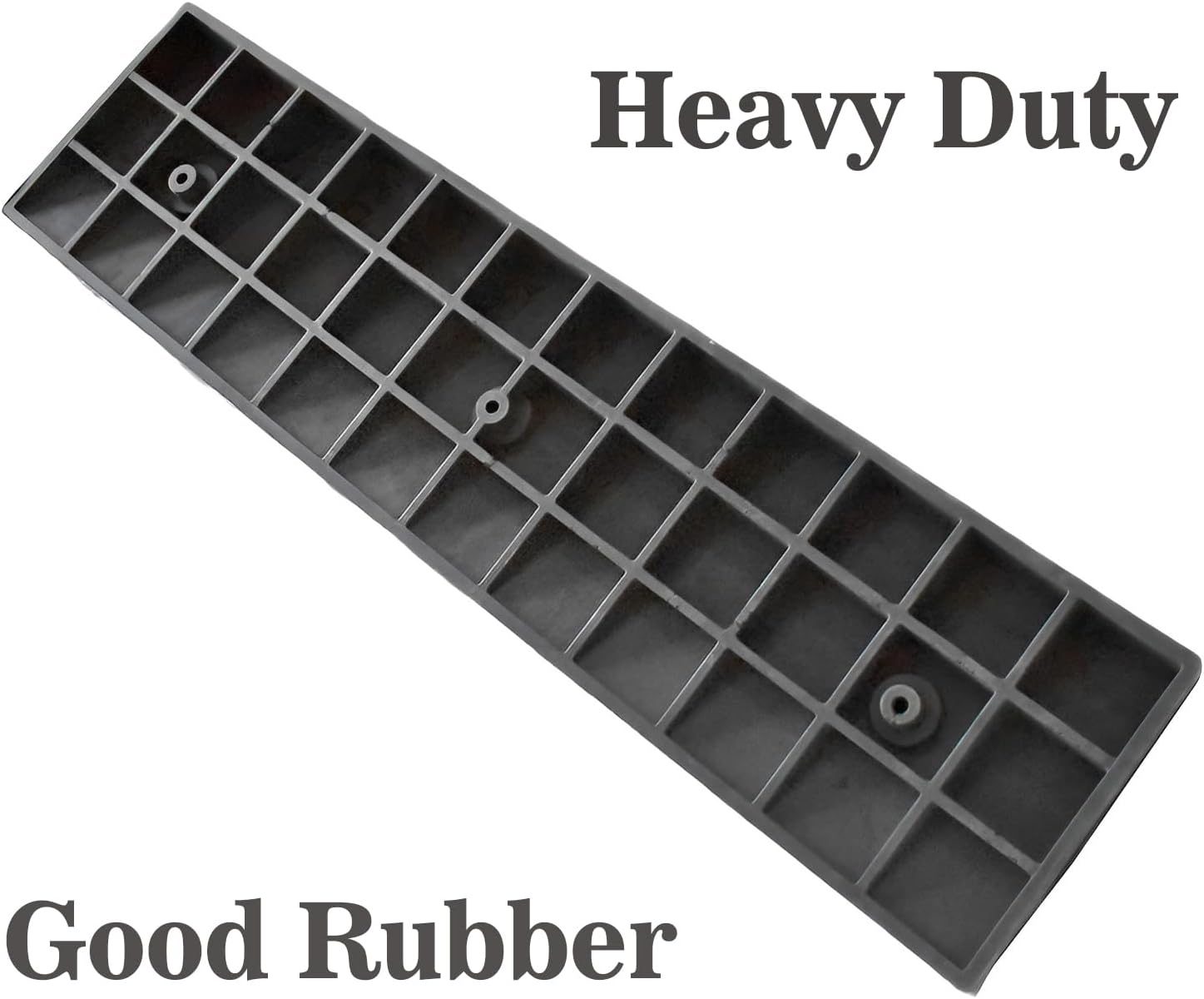 2 Pack 2" Rise Rubber Curb Ramp Heavy Duty 3 Tons Driveway Car Slope G550690