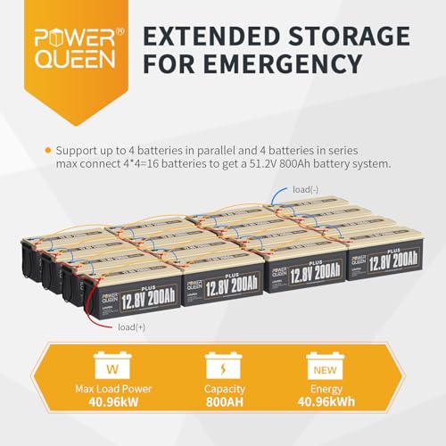 12V 300Ah LiFePO4 Deep Cycle Battery with 200A BMS G965519
