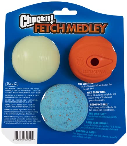 Dog Ball Toy for Medium Breeds, Pack of 3 L27736