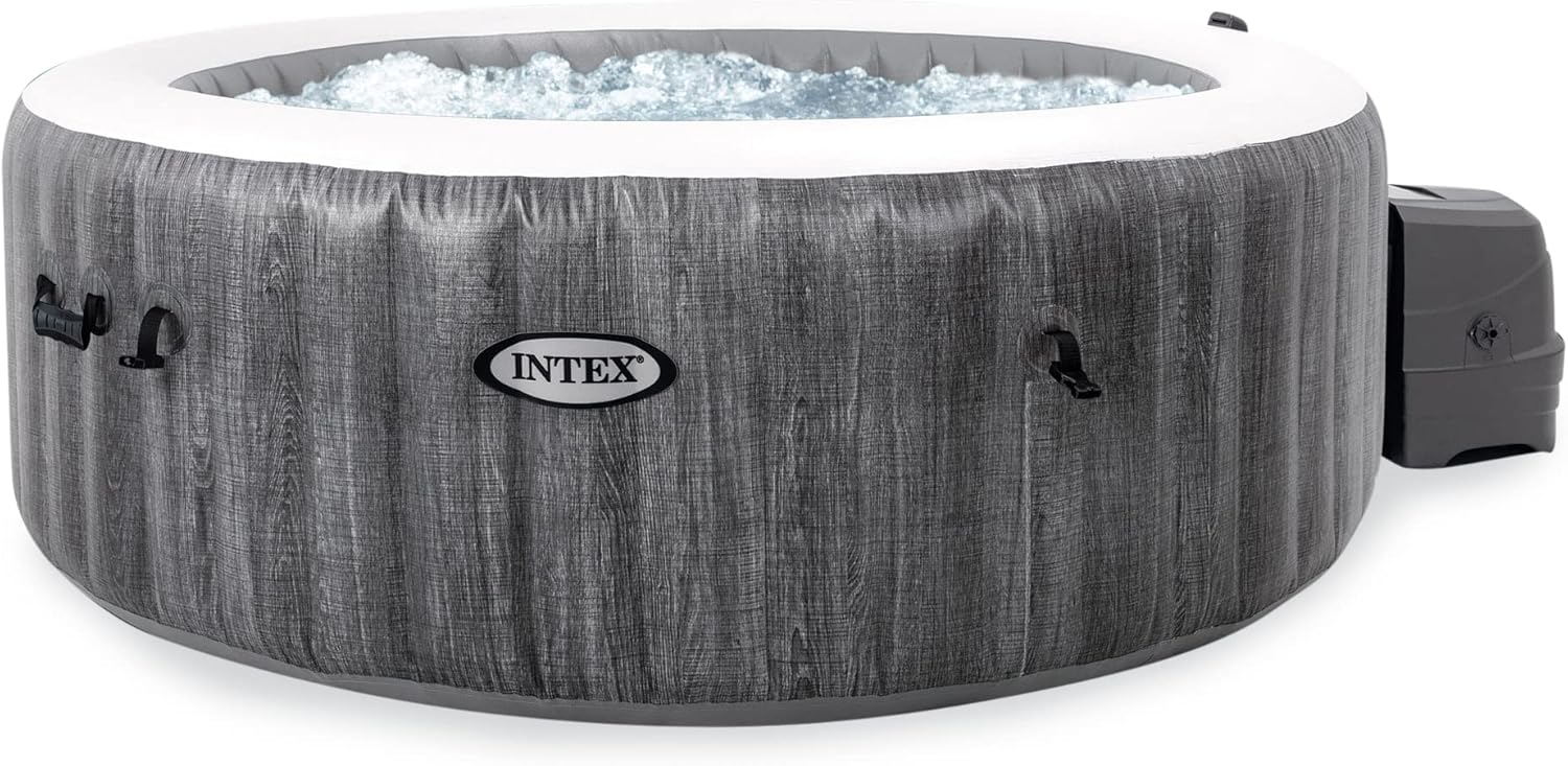 Inflatable Hot Tub with Bubble Jet and LED Lights A855