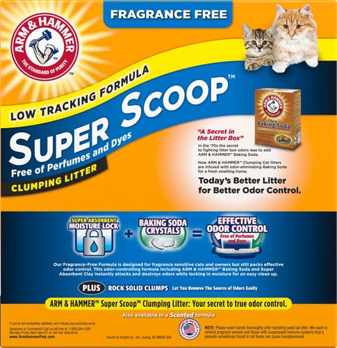 Clumping Cat Litter, Fragrance Free 40lb L65406