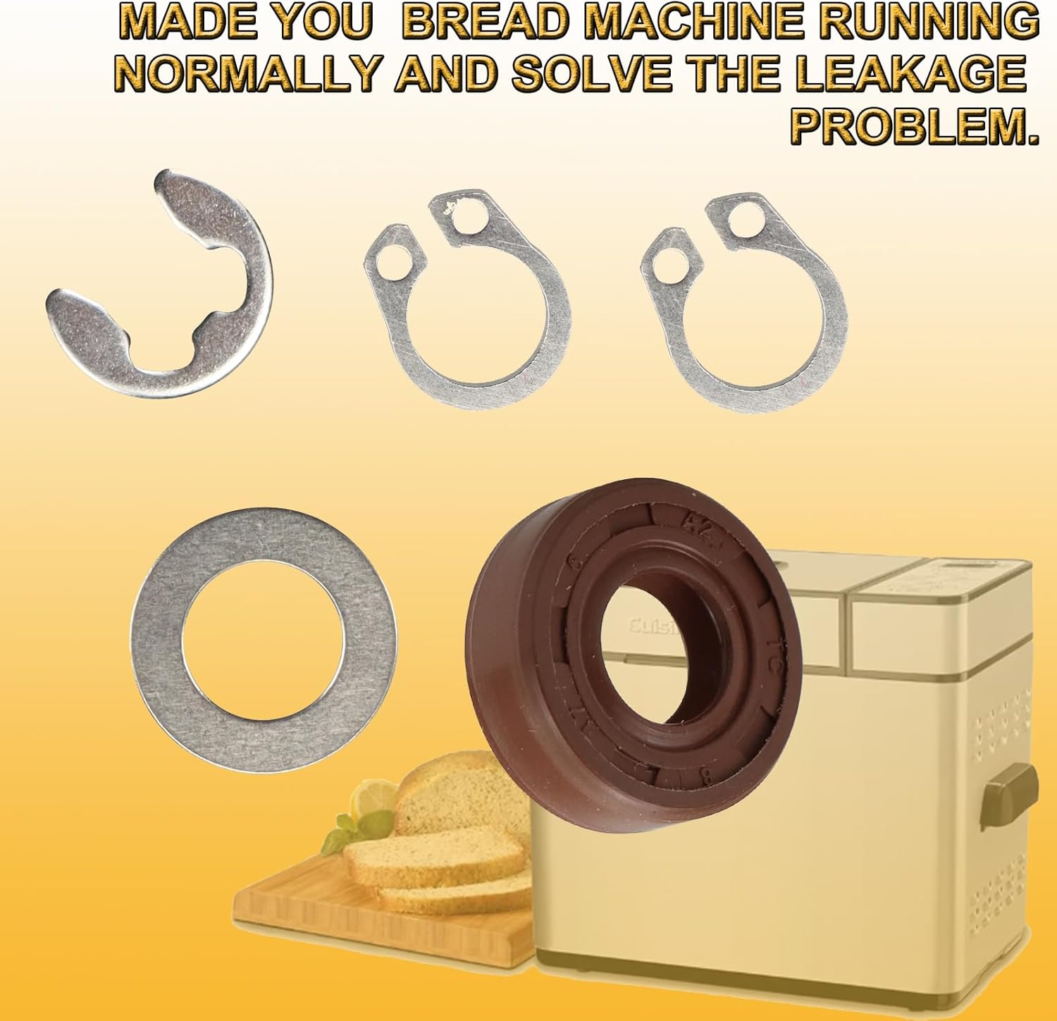 Heavy Duty Pan Seal Kit for Bread Maker CBK-100 Z9826