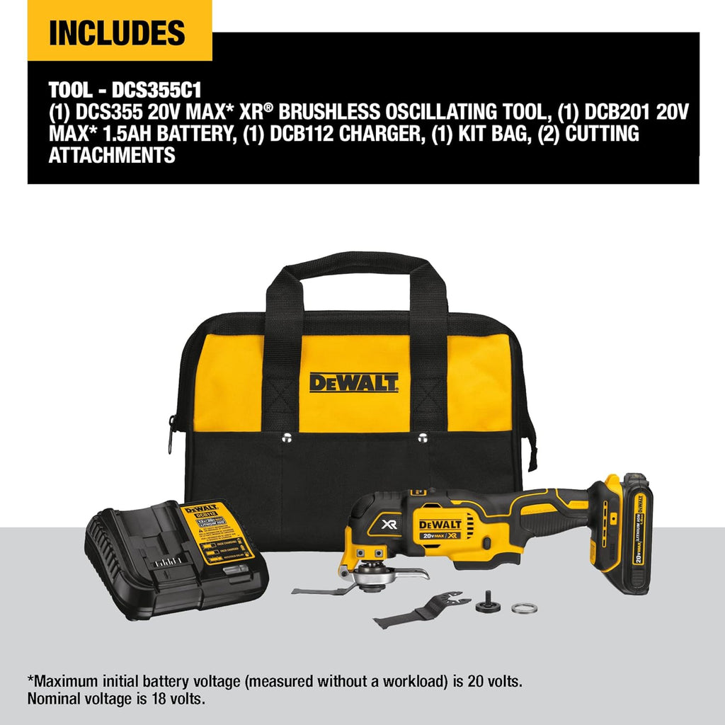 Oscillating Multi-Tool Kit, 20V Cordless H911