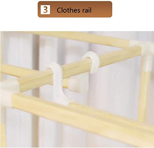 Solid Wood Closet Storage Organizer for Clothes and Shoes B266