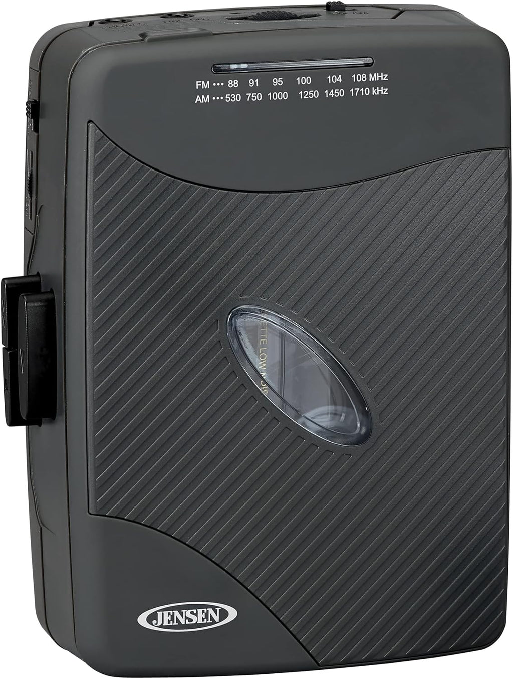 Portable Cassette Player with AM/FM Radio, Detachable Belt Clip, Stereo Earbuds A354879