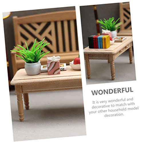 Plain Blank Coffee Table Mini Decor DIY Wooden End Table T682