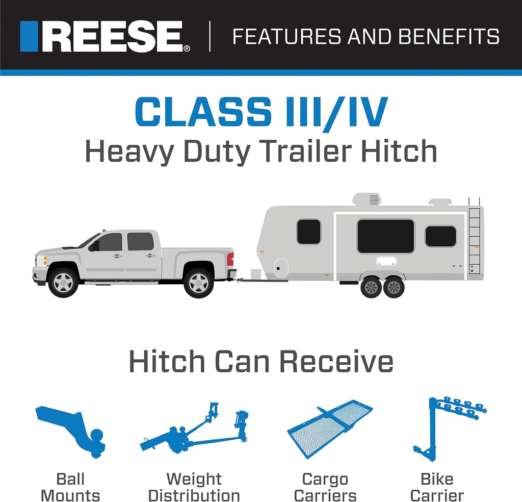 Class III Custom-Fit Hitch with 2" Square Receiver I7094