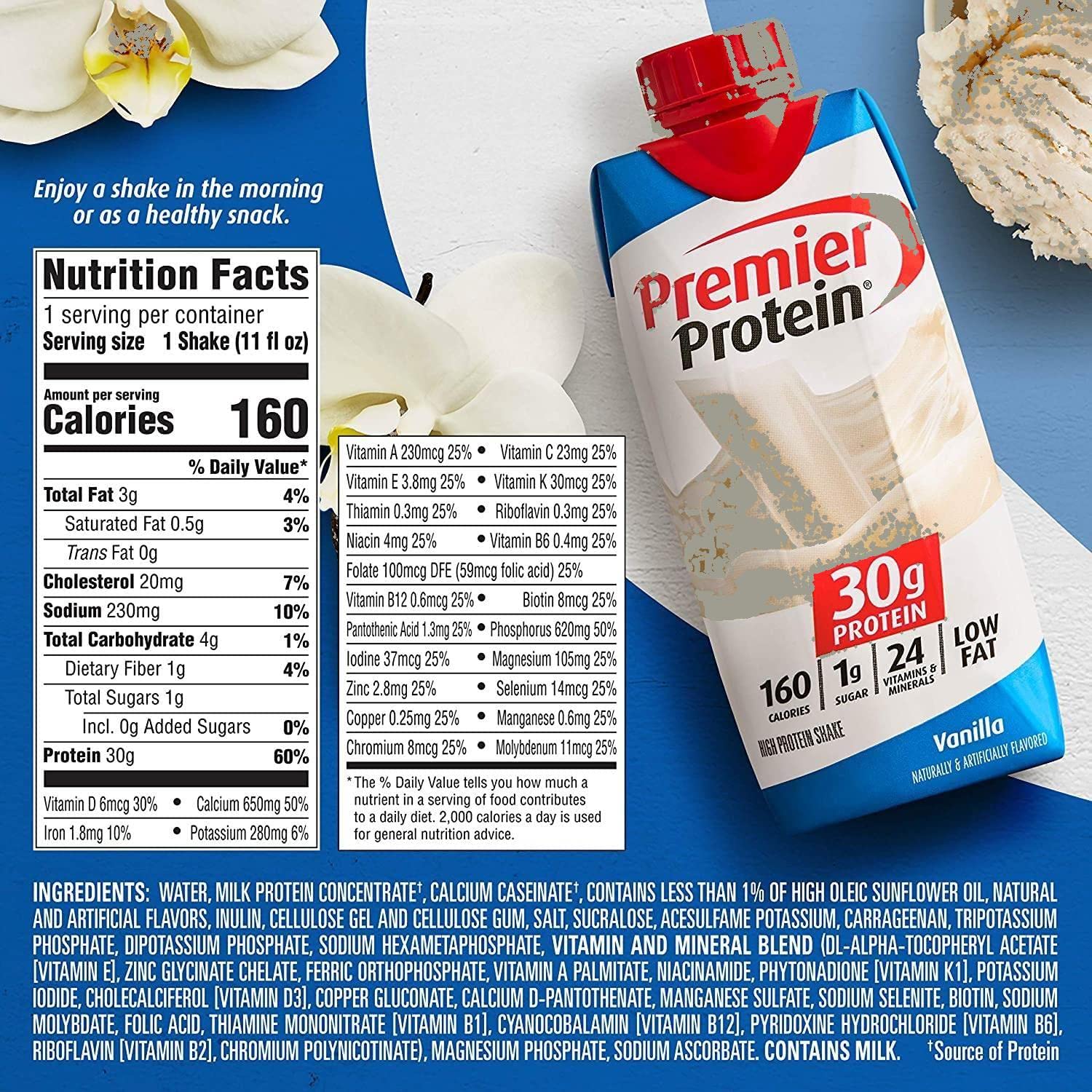 High Protein Shakes Variety Pack, 11 Fl Oz, 12 Count D770887