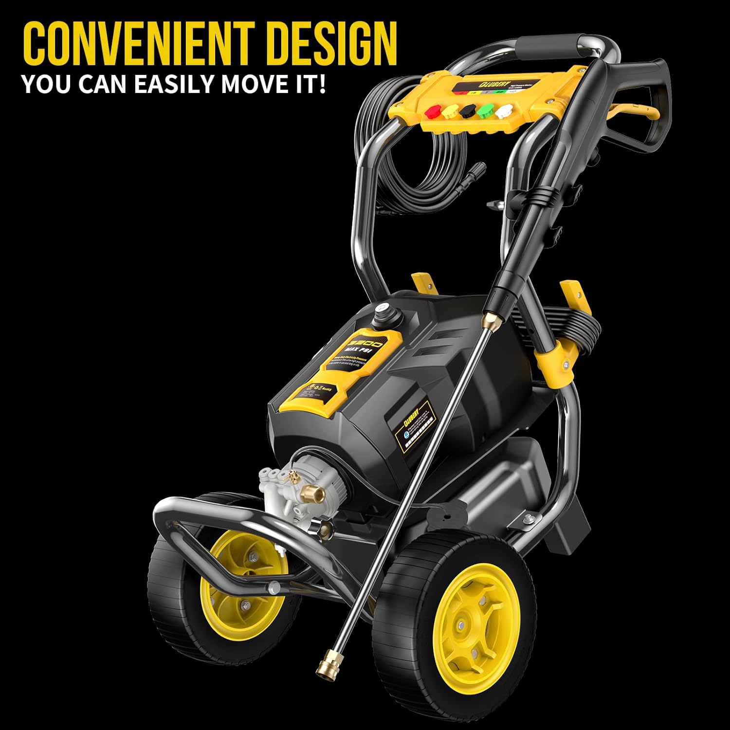 Electric Pressure Washer, 3200 PSI, 2.4 GPM, 30ft Hose C71802