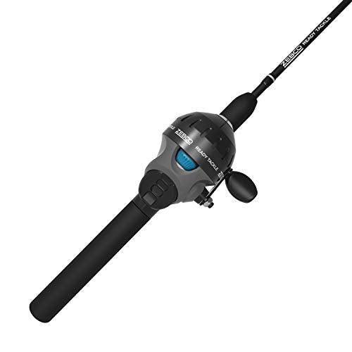 Spincast Reel and Fishing Rod Combo, Fiberglass Rod with EVA Handle, Pre-Spooled, Includes Tackle Pack A60166