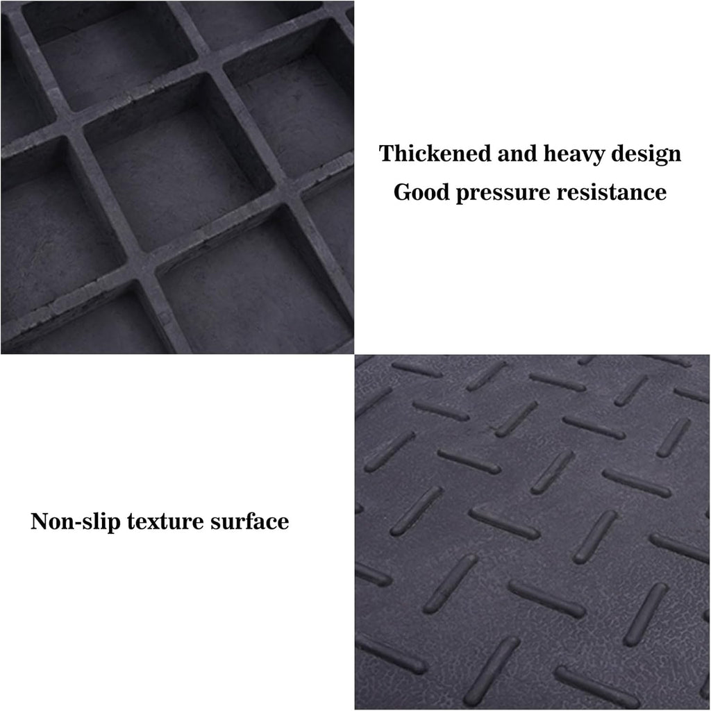 2 Pack 2" Rise Rubber Curb Ramp Heavy Duty 3 Tons Driveway Car Slope G550690