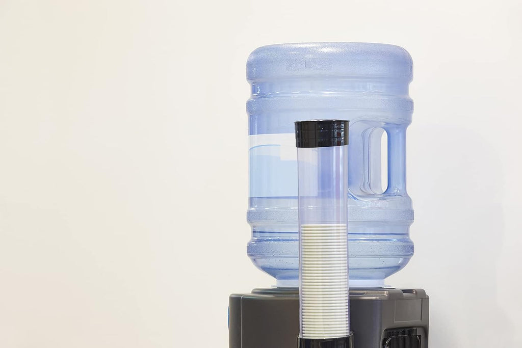 2 Pack 5 Gallon Plastic Water Bottle Container with Cap & Carrying Handle M21094
