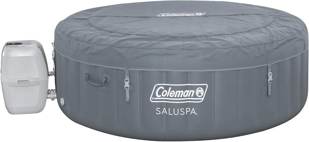 4 to 6 Person Inflatable Hot Tub Outdoor Spa with 140 AirJets and Insulated Cover X1750