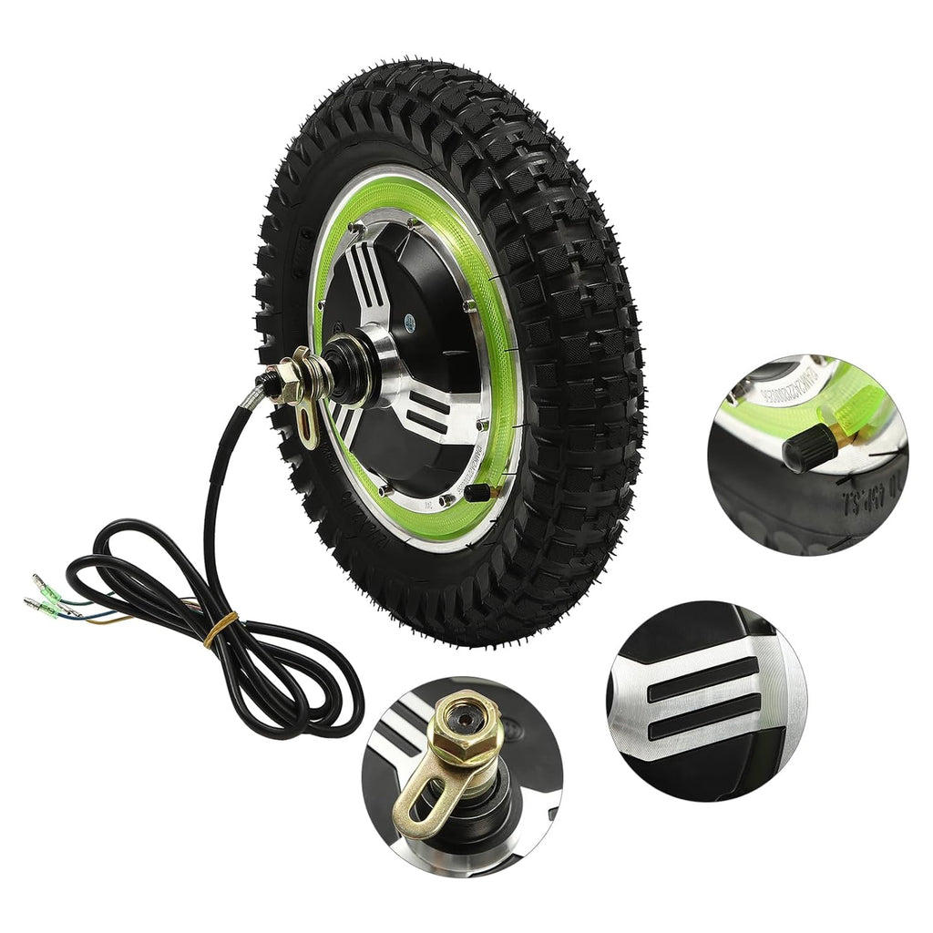 Electric Bicycle Hub Motor Conversion Kit 24V 350W Front Rear Wheel T343