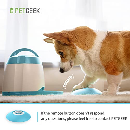 Automatic Treat Dispenser with Remote Button for Dogs and Cats E80803