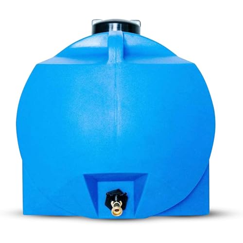 35 Gallon Utility Water Tank with Brass Spigot and Handles Z5644