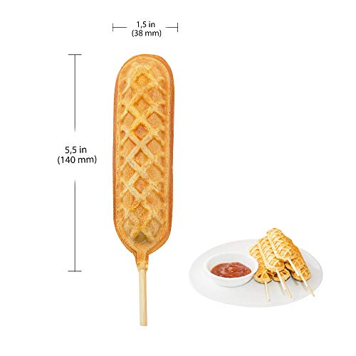Corn Dog Maker with Red Panel, Stainless Steel, 110V X7063