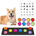 Dog Buttons for Communication, 30 Second Record & Clear Playback, Pet Sticker Complimentary, Training Your Dog/Cat to Talk, Talking Pet Buttons, Teach Pet to Talk & Training Games,Funny Gifts（4-Pack）