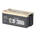power queen LiFePO4 Lithium Battery, 12V 300Ah Deep Cycle Battery, Max.3840Wh, Built-in 200A BMS, Up to 15000 Cycles, 10-Year Lifespan for Solar Energy Storage, Backup Power, RV, Camping