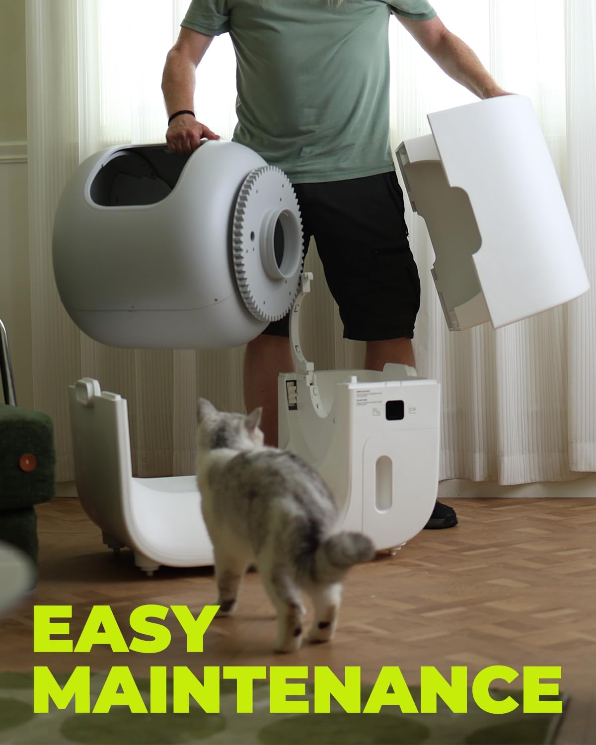 Self-Cleaning Automatic Cat Litter Box with App Control V88523