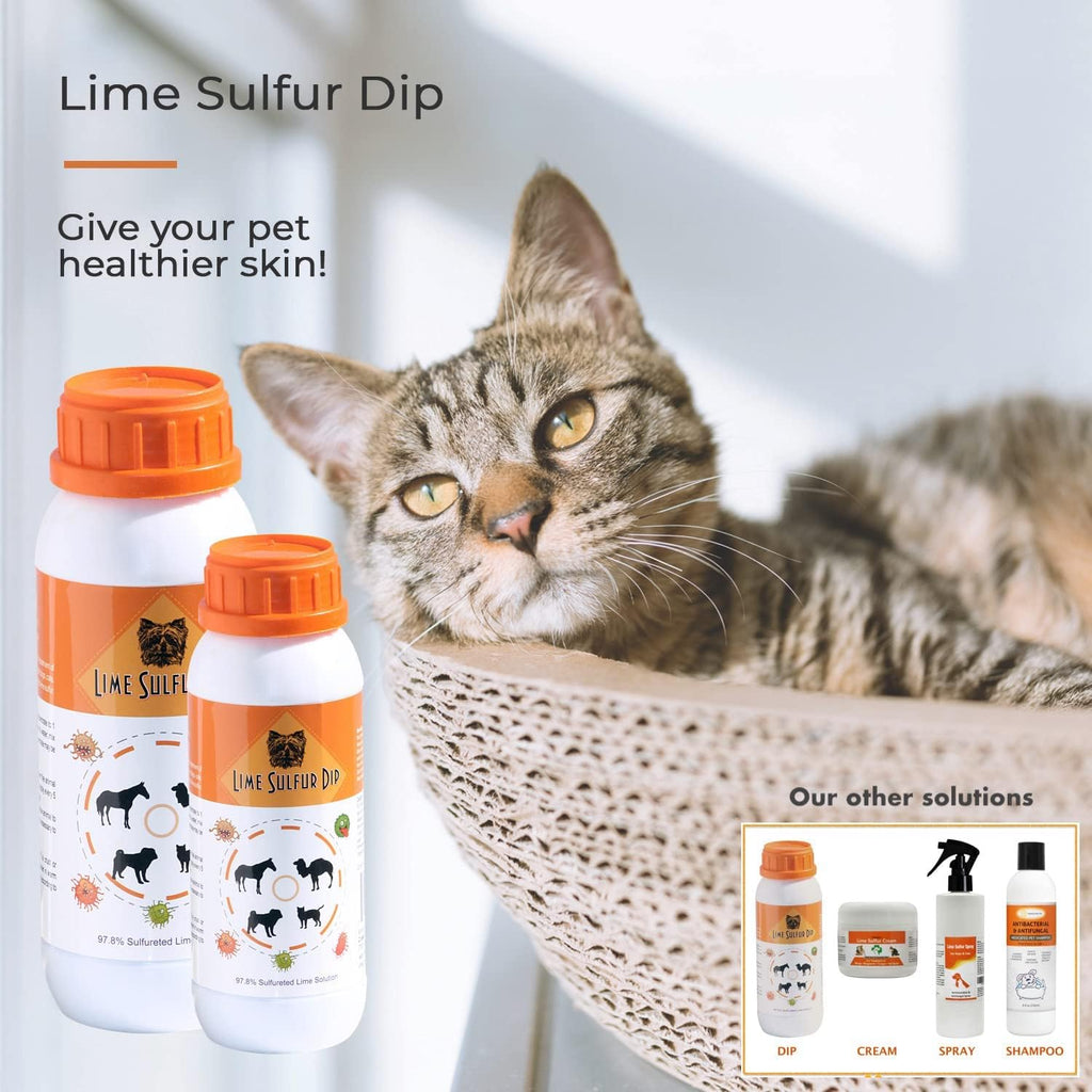 Lime Sulfur Dip for Dogs, Cats, Puppies, Kittens, Horses Q353151