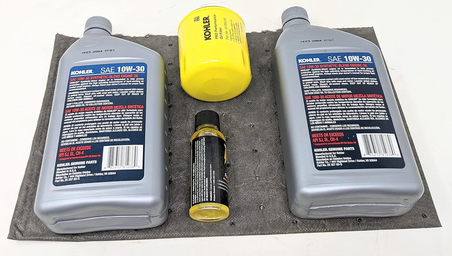 Oil Change Kit with 10W30 Oil and Fuel Treatment L13317