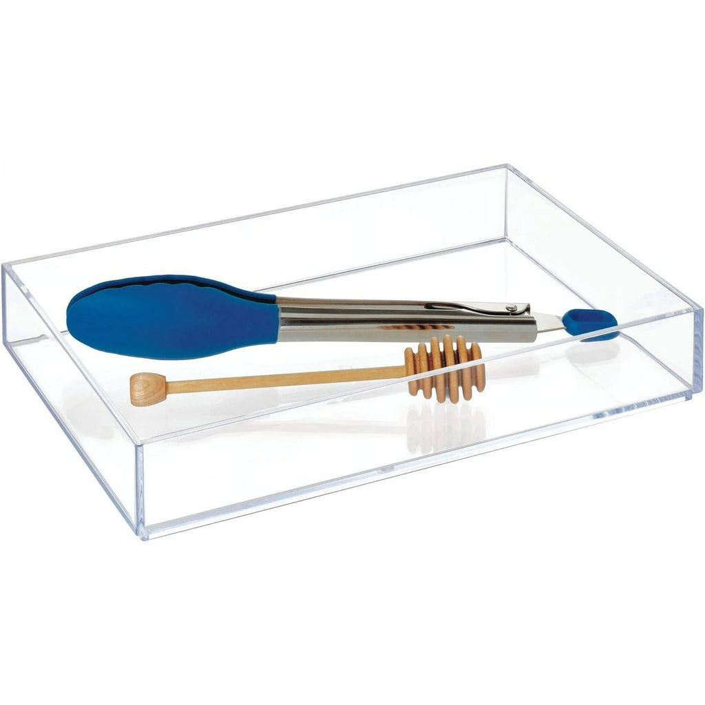 Clear Drawer Organizer Plastic Tray for Makeup Storage W84764