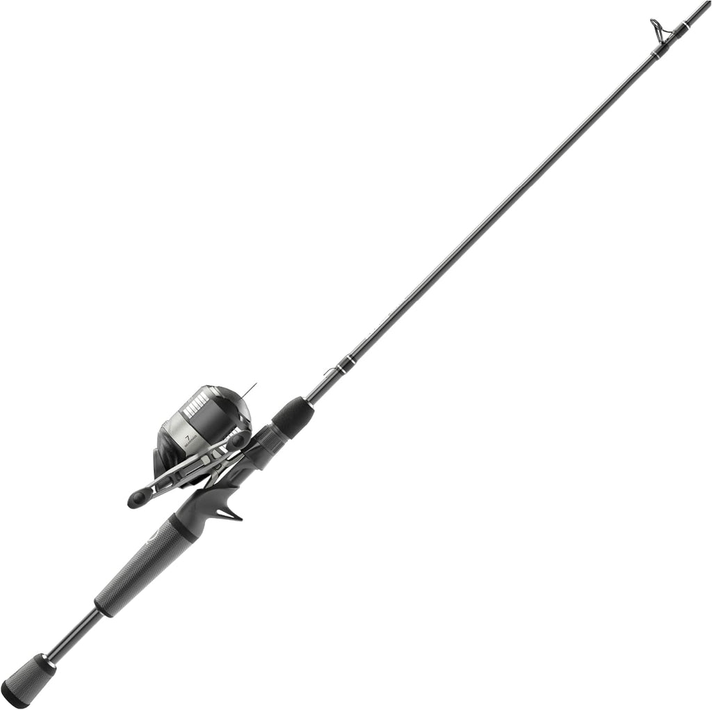 Zebco Omega Pro Spincast Reel and Fishing Rod Combo, IM6 Graphite Fishing Pole, Size 30 Reel, Pre-spooled with 10-Pound Zebco Line