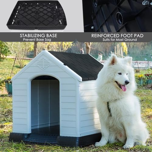 Outdoor Insulated Dog House for Small to Large Dogs G82930