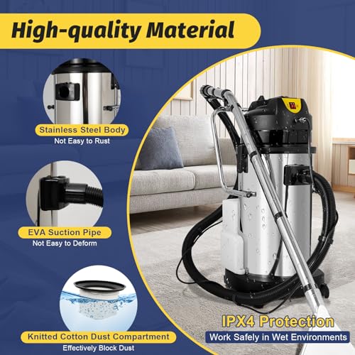 40L Commercial Carpet Extractor for Car Detailing and Upholstery B7045