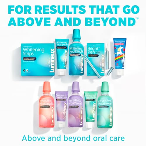 Teeth Whitening Strips 21 Treatments, Peroxide Free, Enamel Safe L5926