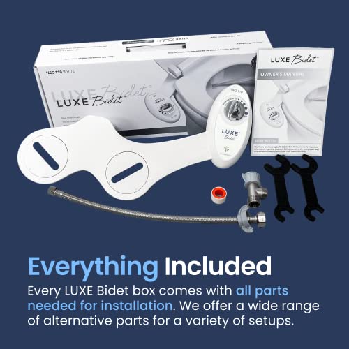 Non-Electric Bidet Attachment for Toilet Seat, Adjustable Water Pressure C935