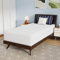 PayLessHere Memory Foam Mattress Cooling Gel Bamboo Charcoal Infused Mattress 8 inch Mattress CertiPUR-US Certified Breathable Bed Mattress Pressure Relief,Fiberglass Free,White Queen