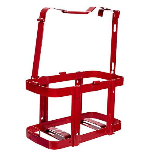 Gas Can Steel Bracket for Jerry Fuel Can Holder 5 Gallon or 20 Liter Already Assembled and Welded (BLACK)