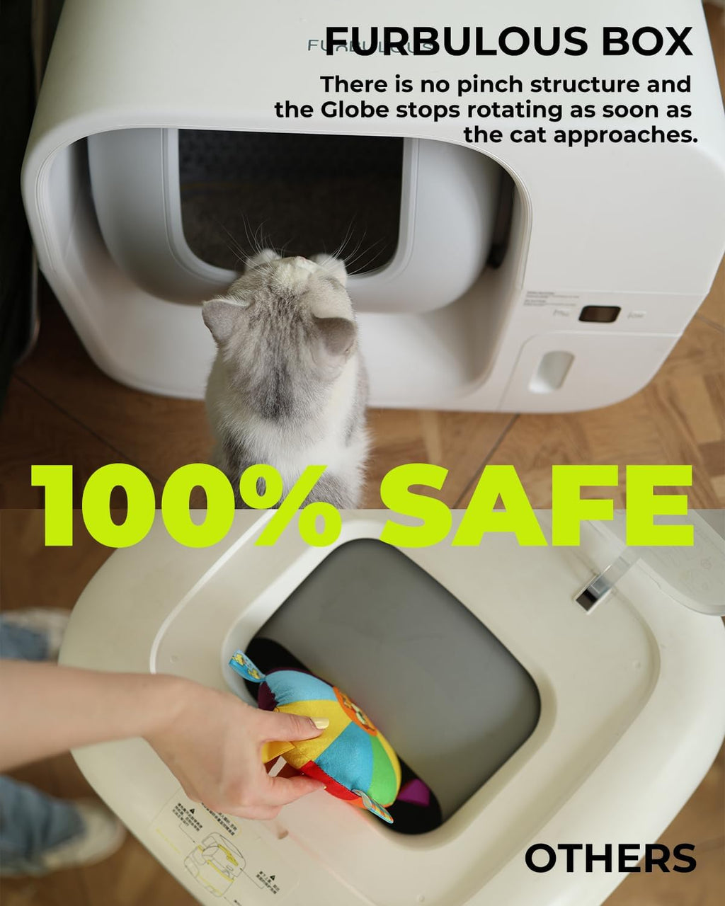 Self-Cleaning Automatic Cat Litter Box with App Control V88523
