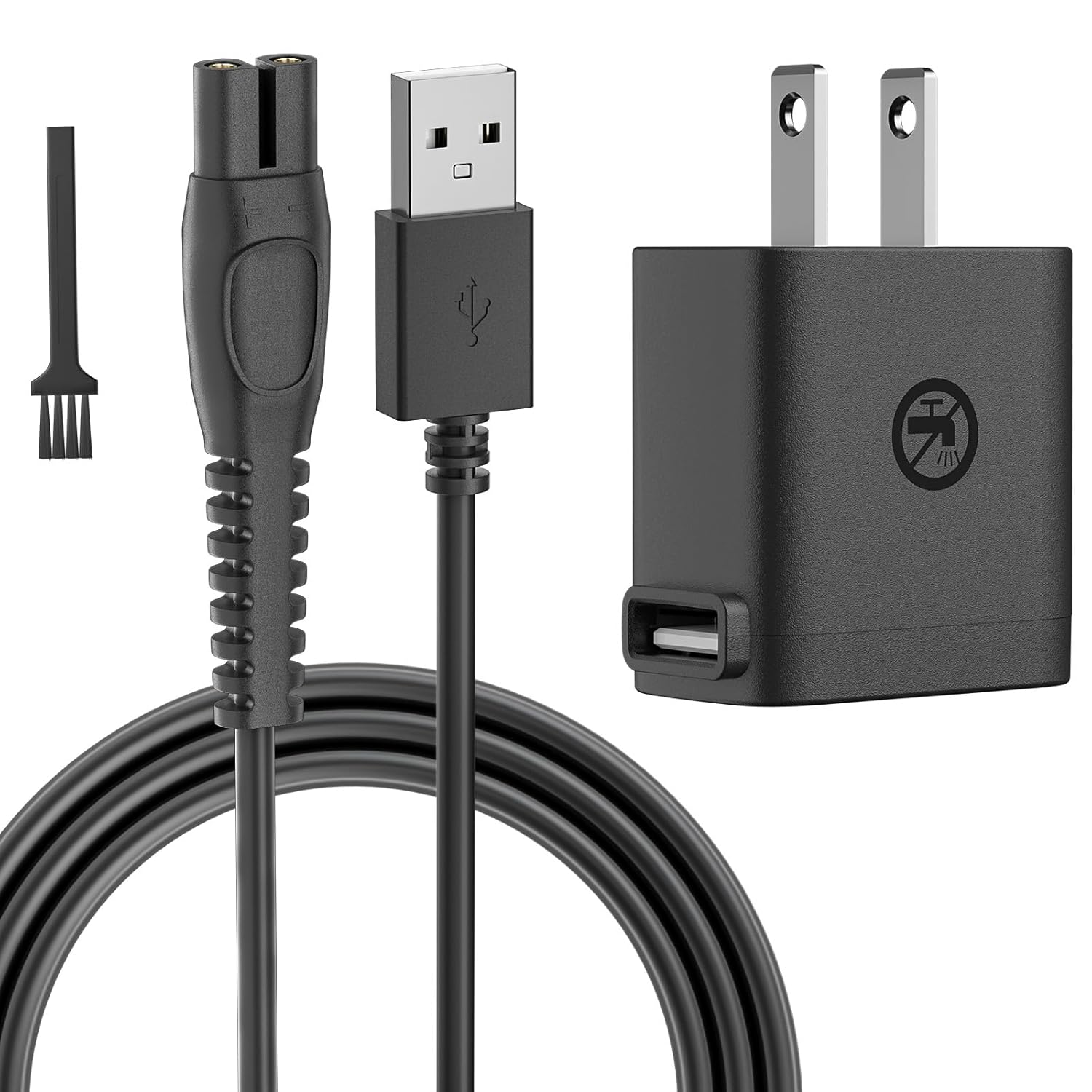 5V Charger for Philips Norelco Shaver 2400 2600, Wet & Dry Shaver Series 5000 7000 3000 Compatible with Philips Oneblade QP2724, QP2834, QP1924 USB Charging Cable