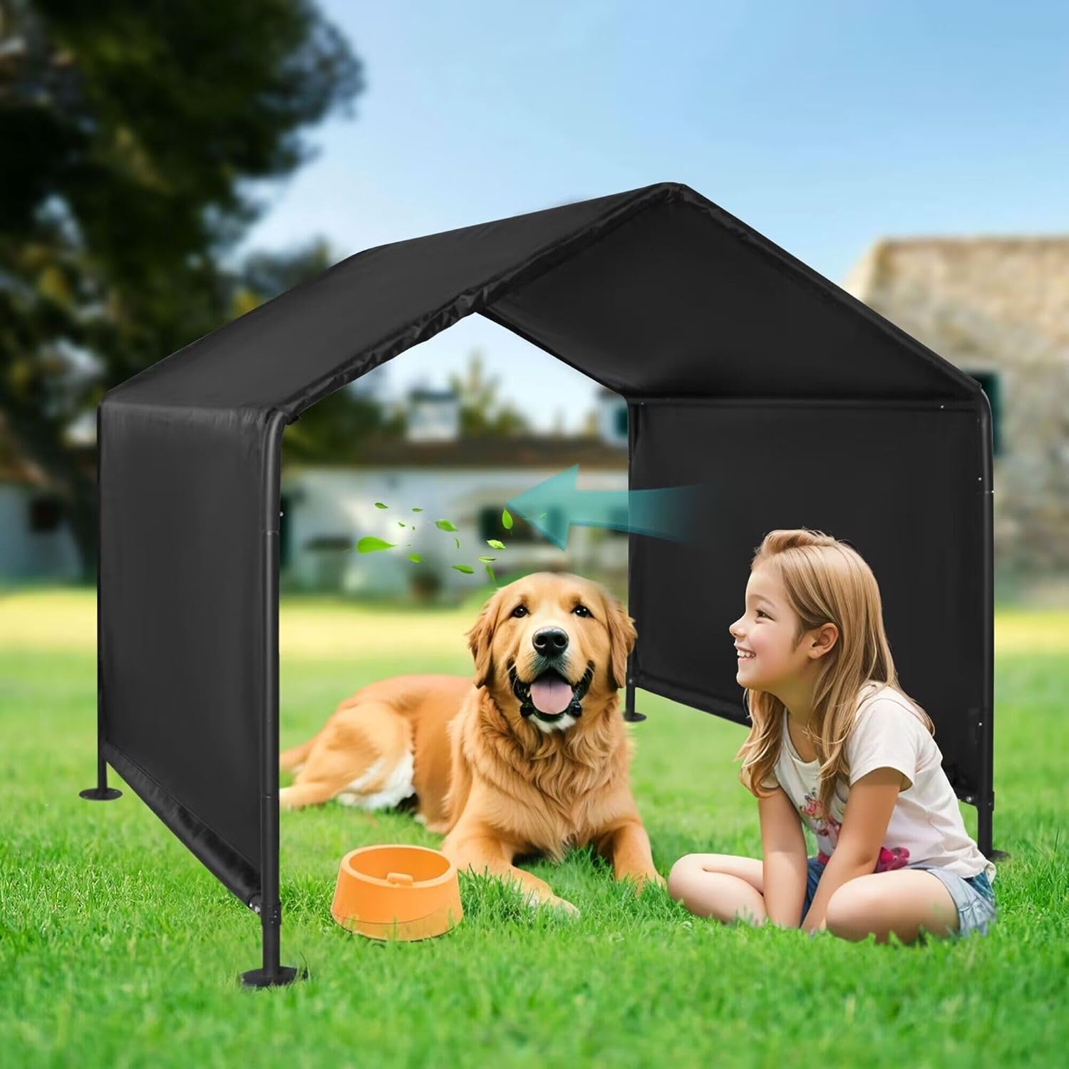 Dog Shade Shelter Waterproof Outdoor Canopy Pet House Z4045