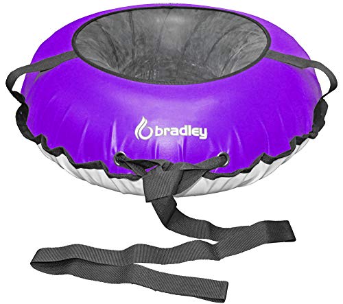 Snow Tubes with Heavy Duty Cover, 2 Pack Inflatable Sledding Tubes B90628