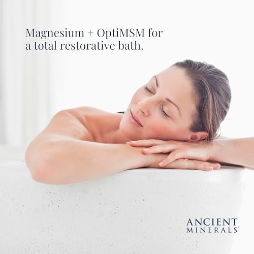 Magnesium Bath Flakes with OptiMSM, Resealable Bag, 1.65 lb S354999
