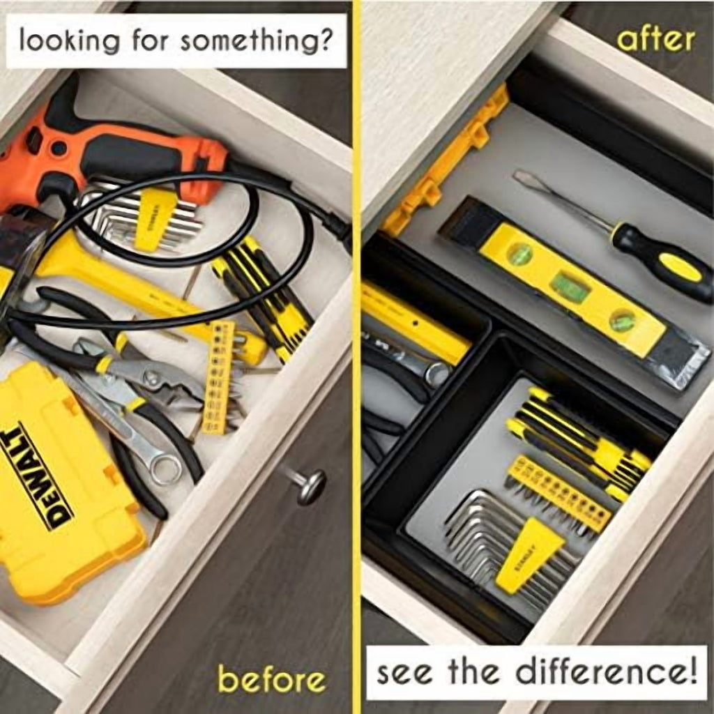 Drawer Organizers 3-Size Storage Tray, 6 Pcs U942