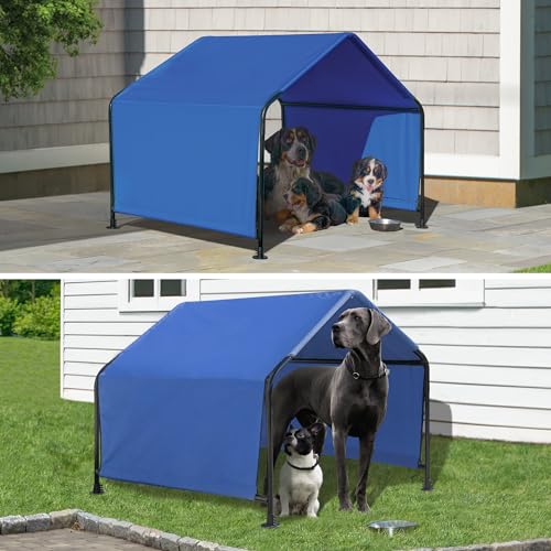Outdoor Pet Shade Canopy Tent for Medium to Large Dogs Y824388