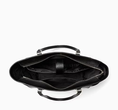 Women's Saffiano Leather Laptop Shoulder Bag V415