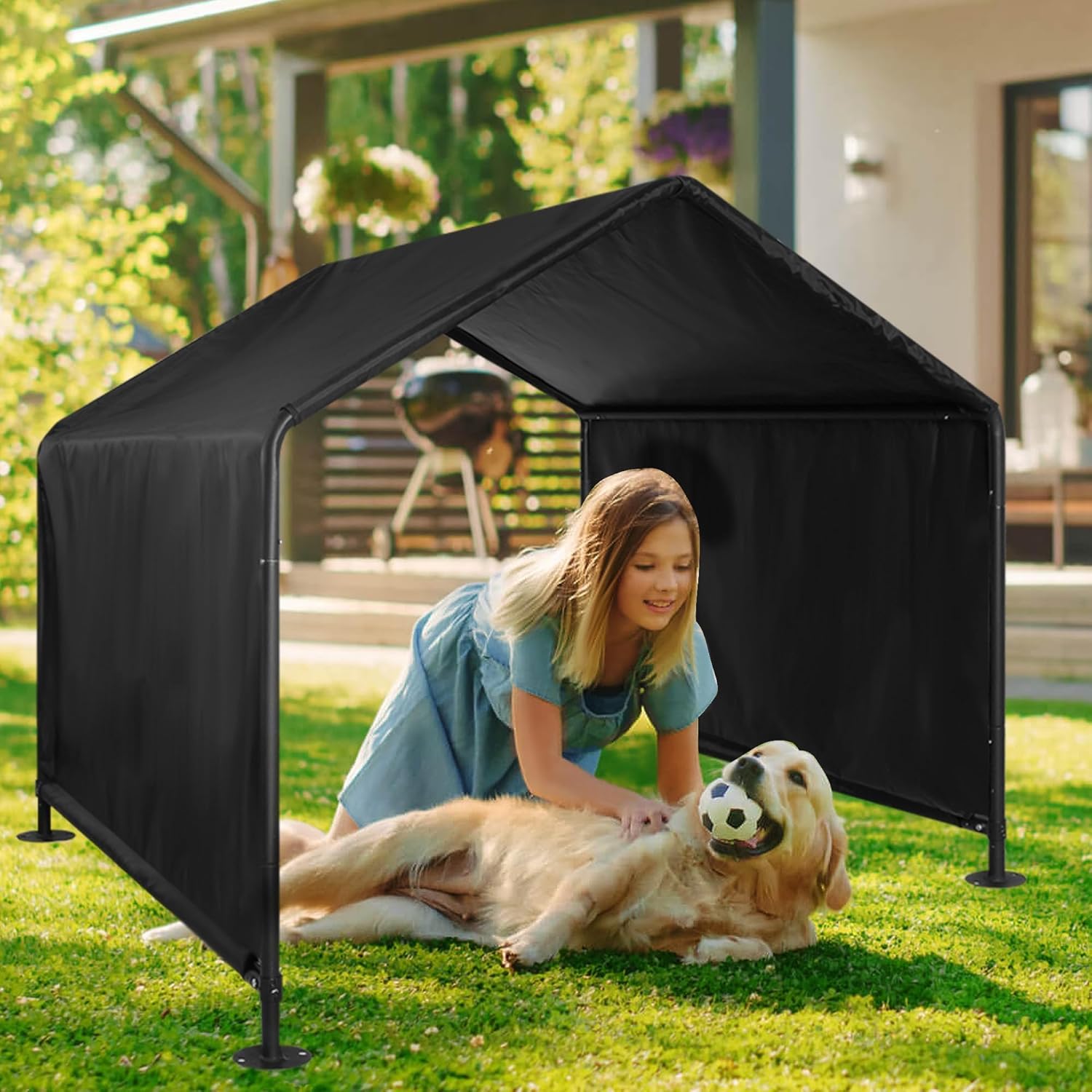 Dog Shade Shelter Waterproof Outdoor Canopy Pet House Z4045