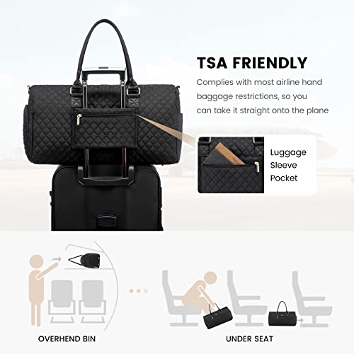 Travel Duffle Bag with Shoe Compartment and Wet Pocket N223698